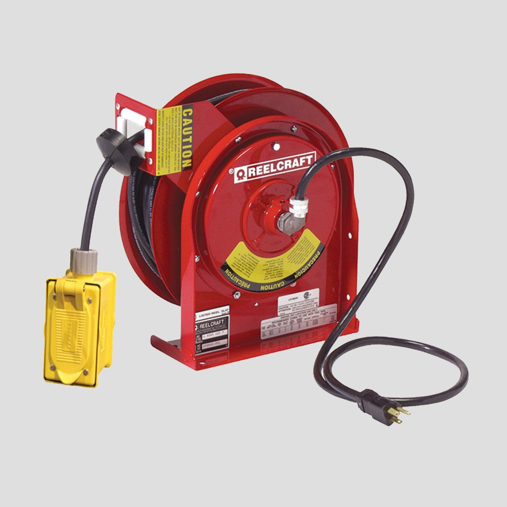 CORD REEL DUPLEX GFCI