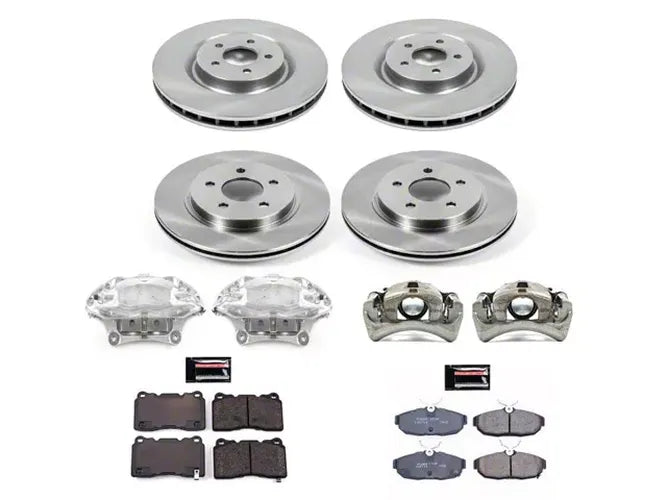 Power Stop 2012 Ford Mustang Autospecialty Kit w/ Calipers - Front and Rear