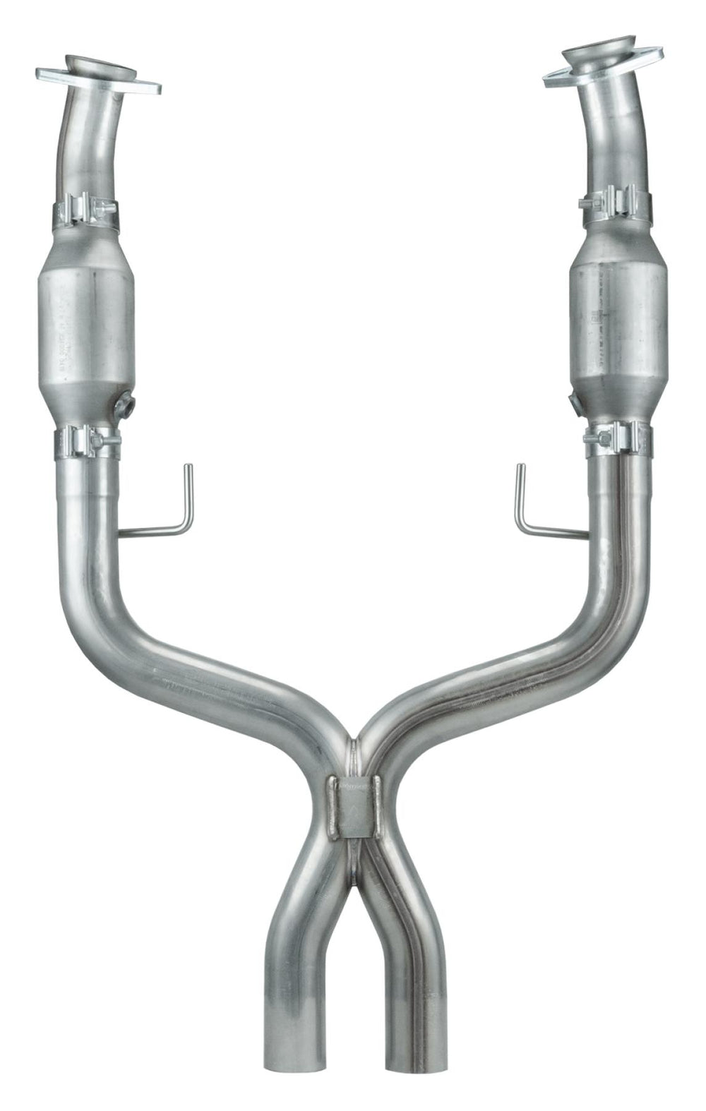 ~(15 lbs. 38X24X7)~ 05-10 Mustang Xpipe with Catalytic Converters