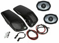 14 up Harley Davidson Left and Right Bag Lid kit w/ 6x9 Speakers and Harness