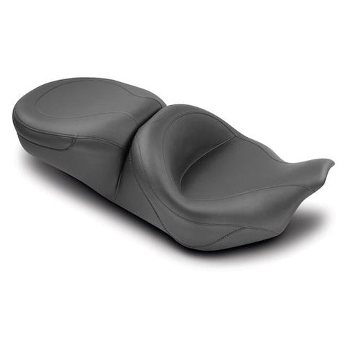 Mustang 08-21 Harley Electra Glide,Rd Glide,Rd King,Str Glide Touring 1PC Seat w/DBR -Black