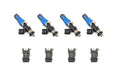 Injector Dynamics 1340cc Injectors - 60mm Length - 11mm Blue Top - Denso Lower Cushion (Set of 4)