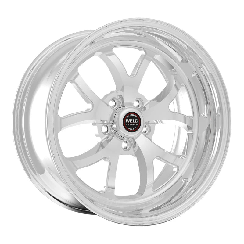 Weld S76 15x11 / 5x115 BP / 6.5in BS Polished Wheel - Non-Beadlock