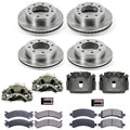 Power Stop 14-19 Chevrolet Express 3500 Autospecialty Kit w/ Calipers - Front and Rear