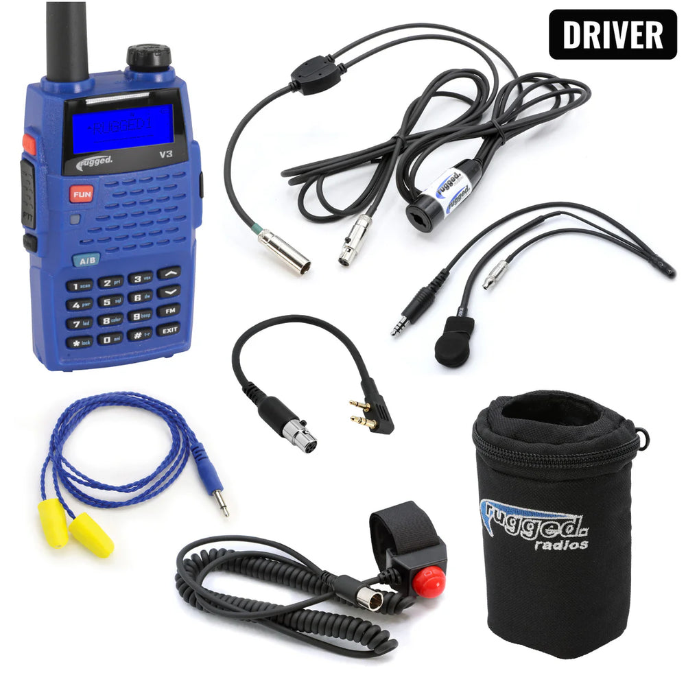 NASCAR & IMSA RACING COMMUNICATION SYSTEM FOR DRIVER & CREW CHIEF IMSA/RDH16/SAFETY YELLOW