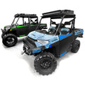 19C POLARIS RANGER XP 1000 HALF DOORS SINGLE CAB FRONT BLACK W/JEWEL GRAY ACCENT PANELS