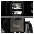 SPYDER headlights close-up