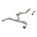 15C VW GOLF GTI MK7 3IN CAT BACK EXHAUST SYS 4IN DUAL TIPS 304SS