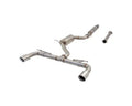 15C VW GOLF GTI MK7 3IN CAT BACK EXHAUST SYS 4IN DUAL TIPS 304SS