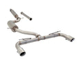15C VW GOLF GTI MK7 3IN CAT BACK EXHAUST SYS 4IN DUAL TIPS 304SS