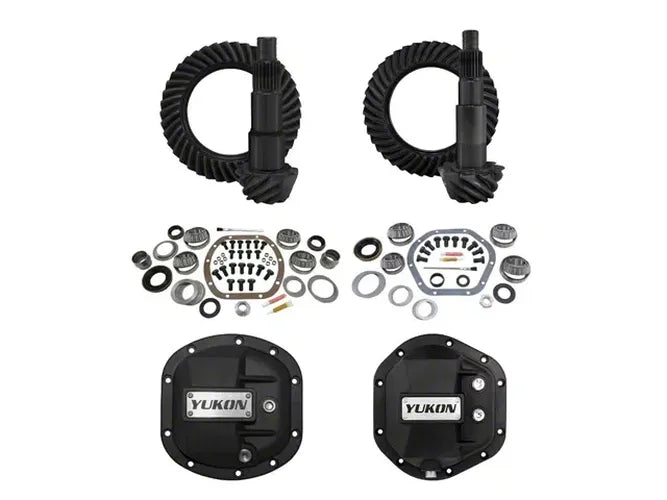 Yukon 07-17 Jeep JK (Non Rubicon) Re-Gear Kit w/Covers - Dana 30/44 5.13 24 Spline - Front & Rear