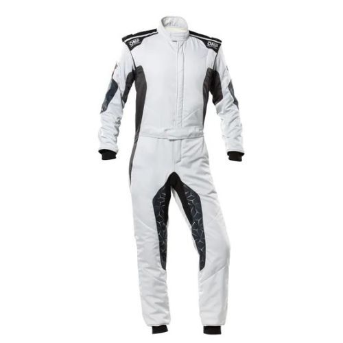 OMP Tecnica Hybrid Overall Fia 8856-2018 Black / Silver Sz 60