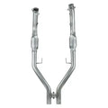 ~(29 lbs. 34X15X9)~ 05-10 Mustang Hpipe with Catalytic Converters