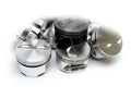 CP Piston & Ring for Chevrolet Small Block - Bore (4.030in) - Rod (5.700in) - CR (10.5:1) - Set of 8