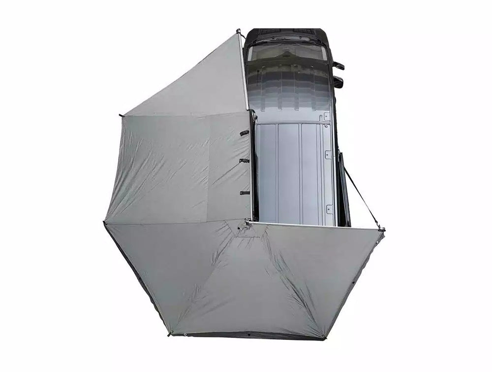 NOMADIC 270 DRIVER DARK GRAY AWNING W/BRACKET KIT AND EXTENDED POLES