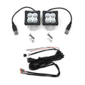 Front Bumper Top LED Mounting Bracket Kit Includes (6) ZROADZ 4-inch Amber LED light Pods and Universal Harness - Part # Z325981-KIT6A