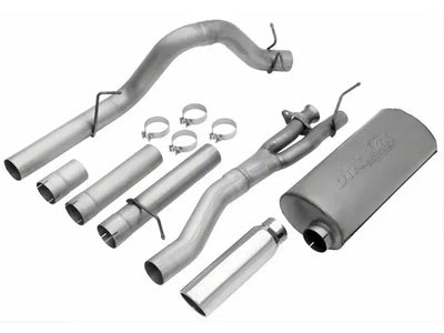1116 F250/F350 6.2L 4IN CATBACK SYSTME ULTRA FLO WELDED MUFFLER
