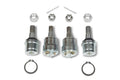 ~(9 lbs. 8X8X8)~ ProSteer Ball Joint Kit 2 Uppers and 2 Lowers KNURLED 2003-2013 Dodge 2500 4x4 2003-2012 Dodge 3500 4x4