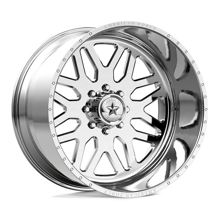 American Force Wheels silver auto part