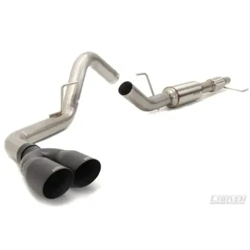 Carven 15-20 Ford F-150 Ecoboost Competitor Series Cat-Back w/TR-Series Muf. & 4in Dual Tip-Black
