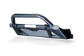 KSPEC Pre Runner Front Winch Tube Bumper with Hoop JL JT JK BLACK Powder Coat
