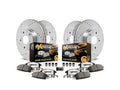 Power Stop 00-02 Ford Excursion Front & Rear Z23 Evolution Brake Kit
