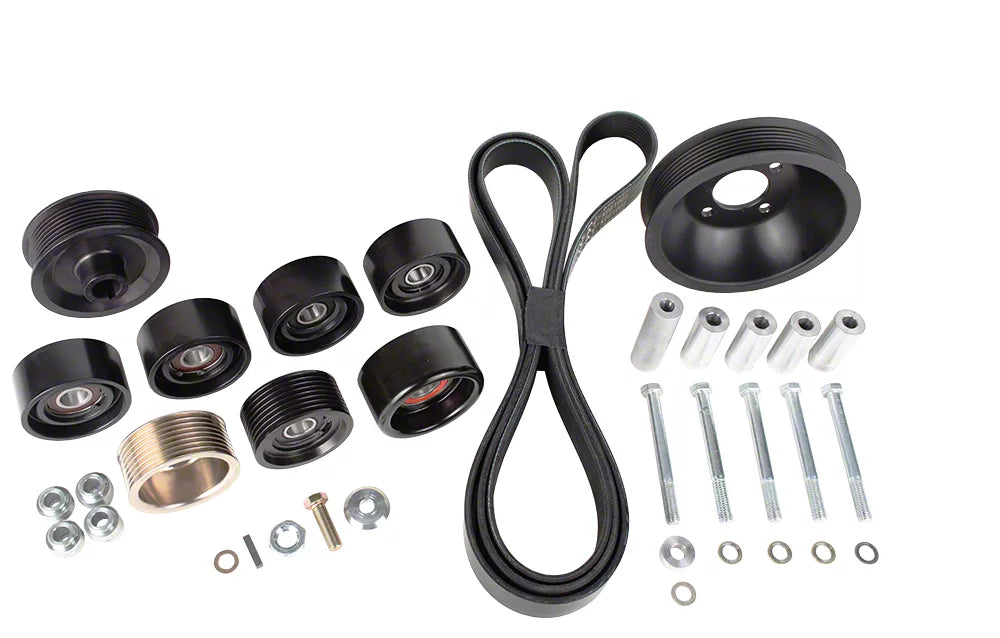 2011-2012 8-Rib Drive Upgrade - Damper Not Included (4-Bolt Water Pump Pulley)
