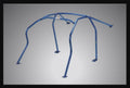 Cusco 89-94 Nissan 180SX/240SX Chromoly Blue 4-Point Rollcage (S/O/No Cancel)