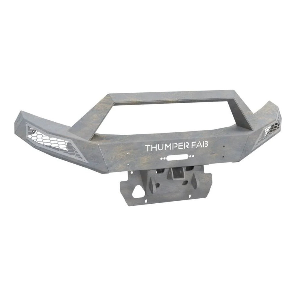 POLARIS RANGER 1000 FRONT WINCH BUMPER WITH LIGHT KIT RAW RAW ACCENT PANELS