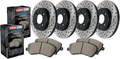 Street Axle Pack - Drilled; Front