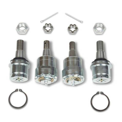 ProSteer Ball Joint Kit 2 Uppers 2 Lowers KNURLED 2014-2024 Dodge 2500 4x4 2013-2024 Dodge 3500 4x4