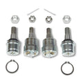ProSteer Ball Joint Kit 2 Uppers 2 Lowers KNURLED 2014-2024 Dodge 2500 4x4 2013-2024 Dodge 3500 4x4