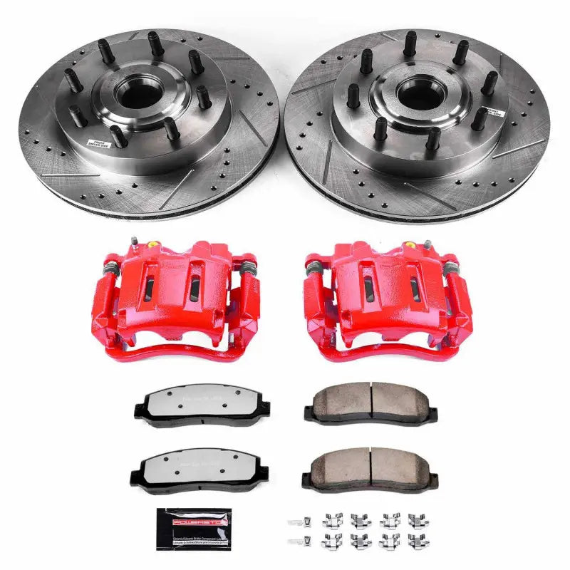 Power Stop 05-07 Ford F-250 Super Duty Z23 Evolution Kit w/ Calipers - Front