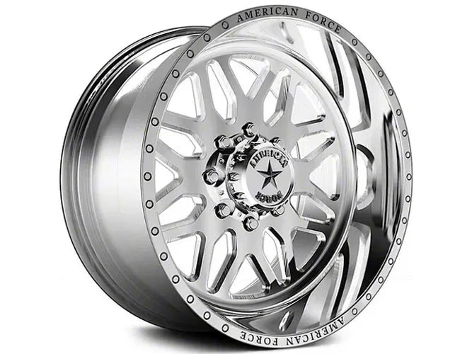 ~(70 lbs. 23X23X12)~ 2003-2015 FORD F150 American Force 20x9 Trax SS 6x135 87mm Polished