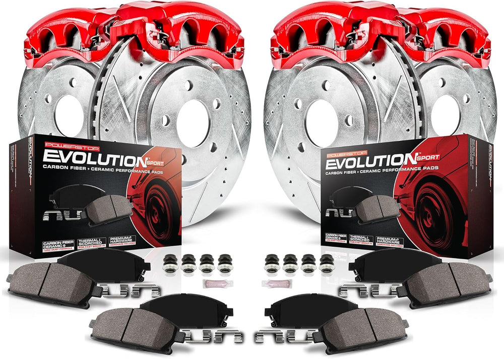 Power Stop 2016 Acura ILX Front & Rear Z23 Evolution Kit W/Cals
