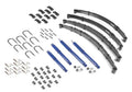 Suspension Master Rebuild Kit Includes Leaf Springs Shocks U-Bolts Bushings Spring Bolts Shackles If Necessary 1987-1995 Jeep Wrangler YJ OMIX