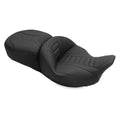 Mustang 08-21 Harley Electra Glide Std, Rd Glide, Rd King, Str Glide Touring 1PC Seat-Black