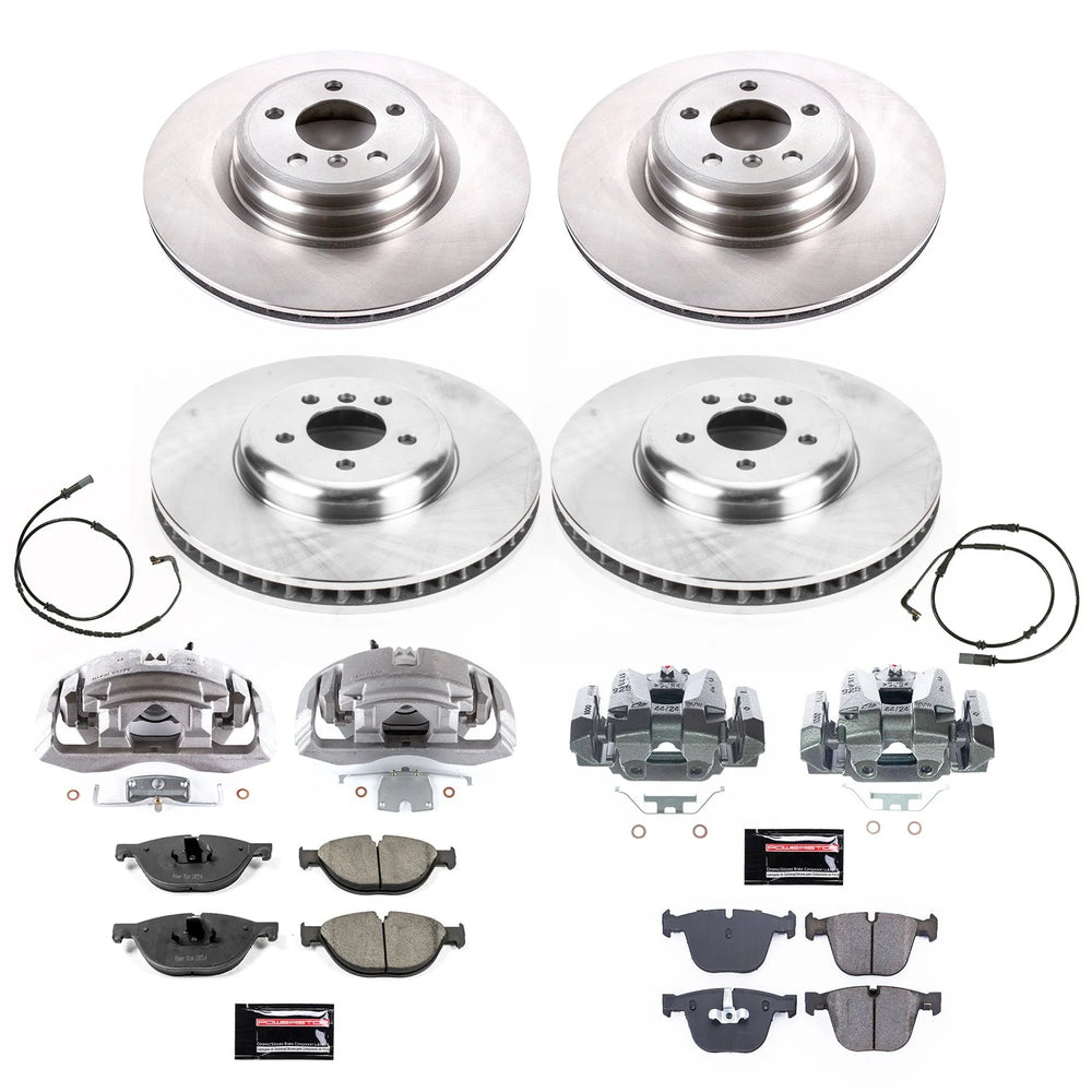 Power Stop 2009 BMW 750i Front & Rear Autospecialty Kit w/Cals