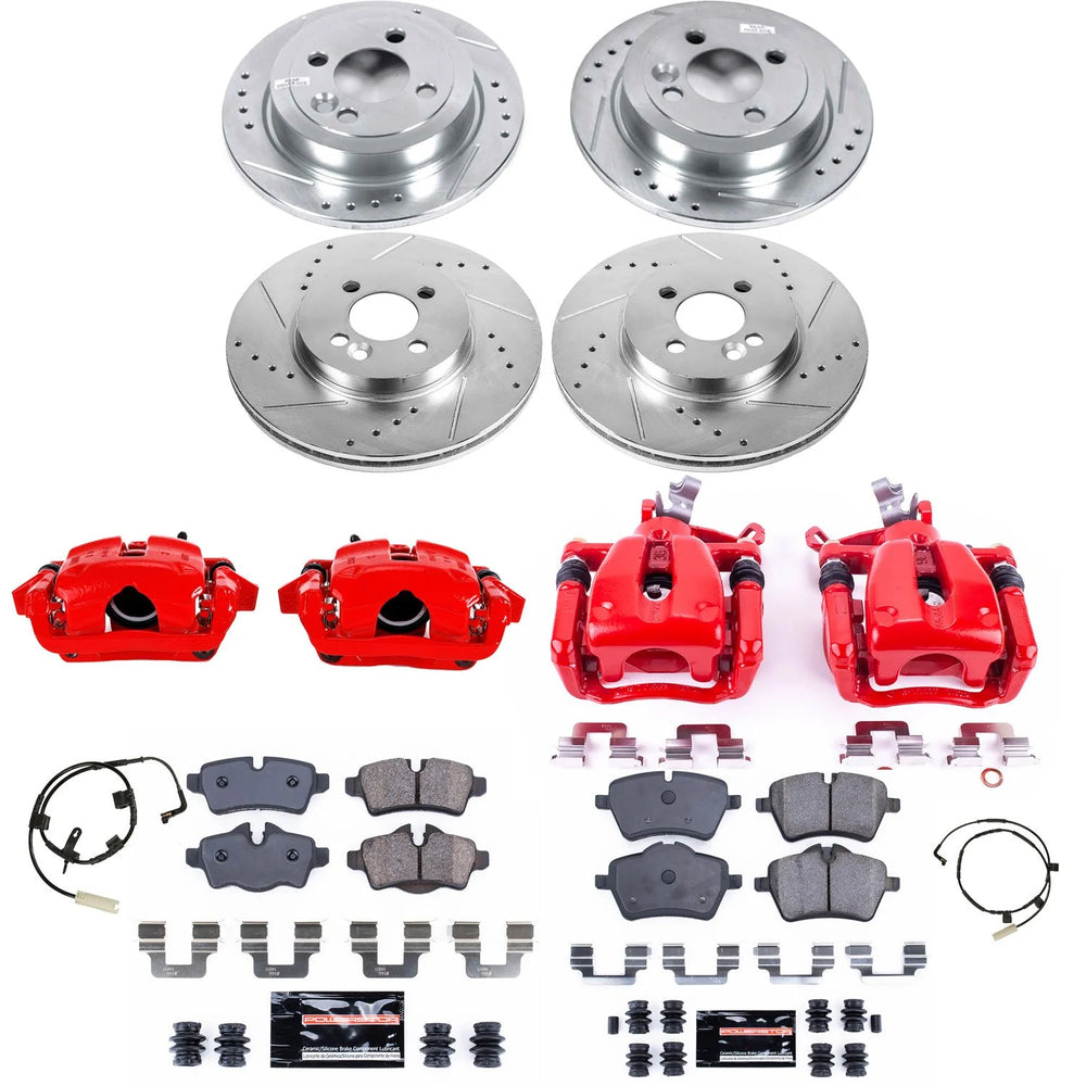 Power Stop 07-10 Mini Cooper Front & Rear Z23 Evolution Sport Brake Kit w/Calipers