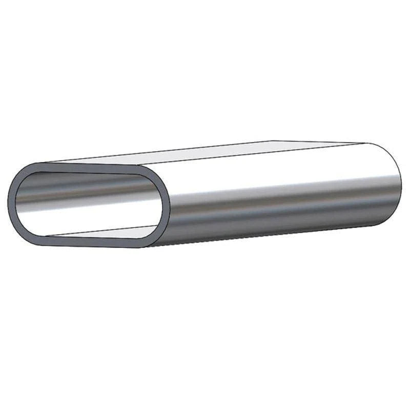 OVAL TUBE, 1-1/4X3 ALUMINUM 320 GR