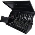 41IN X 18IN TRIANGLE TOOLBOX STEEL BLACK