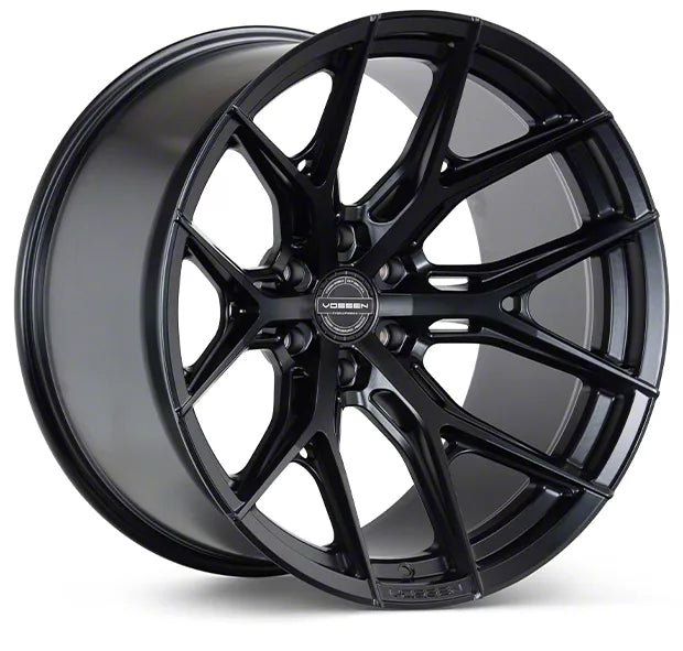 Vossen HF6-4 22x9.5 - 6x139.7 - ET30 - Deep Face - 95.1 - Satin Black Wheel