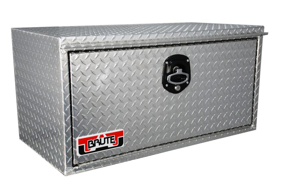 18IN X 24IN X 48INL HD UNDER BODY .100 THICK DIAMOND DROP DOWN DOOR BLACK
