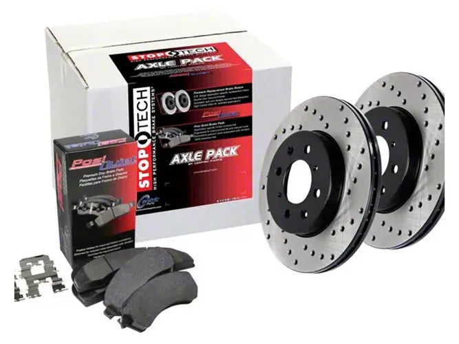 Street Axle Pack - Drilled; Front