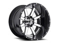 ~(56 lbs. 23X23X15)~ MAVERICK 20x12 8x170.00 CHROME PLATED GLOSS BLACK LIP (-44 mm)