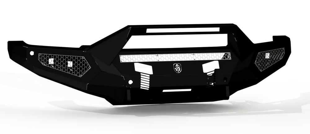 Road Armor 23-24 Ford F-450 Evolution Front Winch Bumper Sheet Metal Pre-Runner Guard - Texture Blk