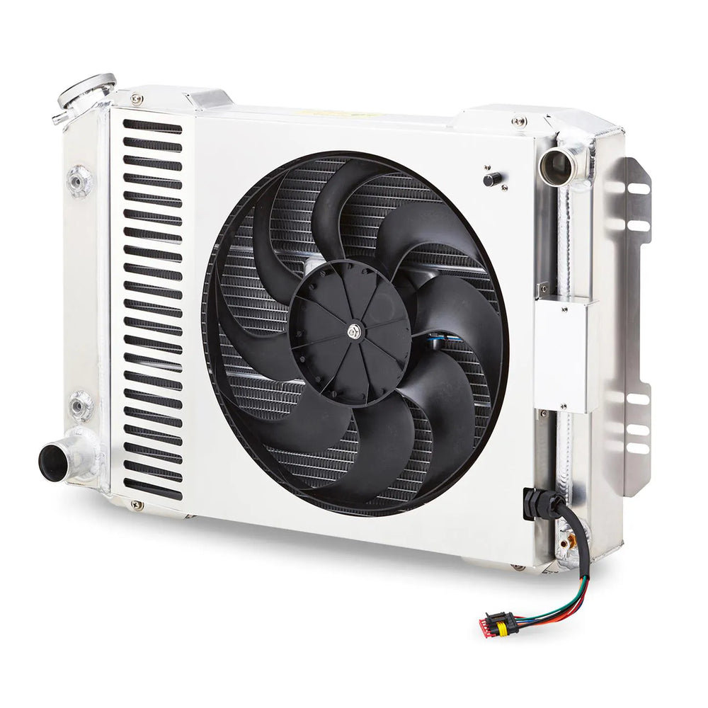 SLIMFIT RADIATOR 1960+ MOPAR A/B BODY AUTO TRANS REVERSE PLUMBING