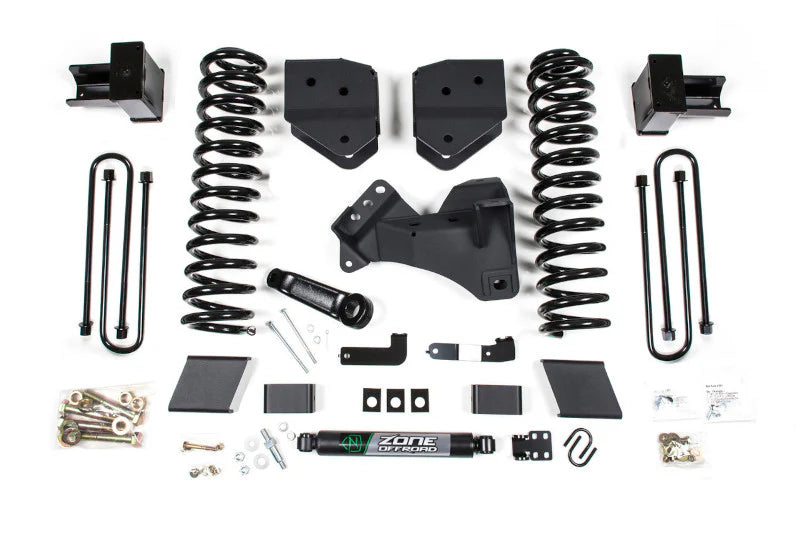 201719 F250/350 4IN SUSPENSION SYSTEM DIESEL 3 LEAF MAIN DUAL STABILIZER