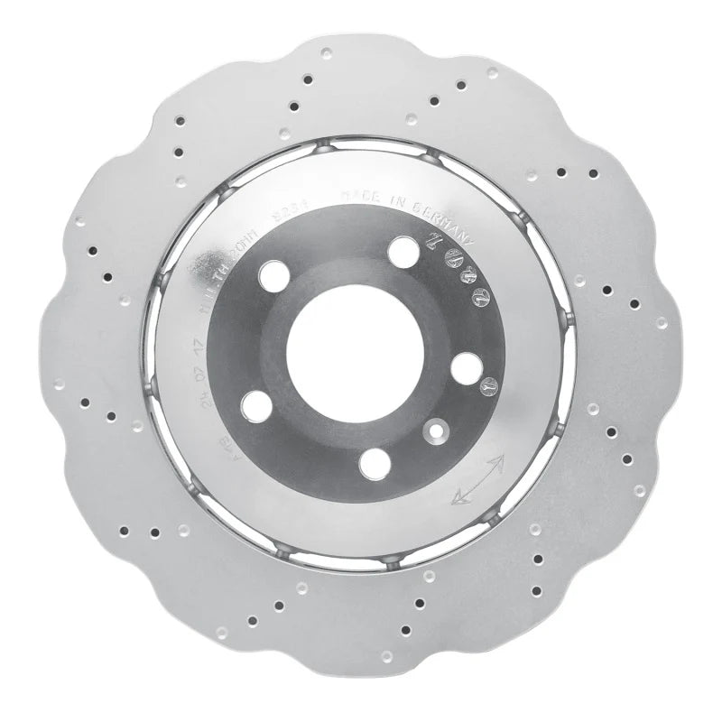 DFC 13-14 Audi RS5 Rear Drilled Hi-Carbon Alloy Geomet Coated Rotor