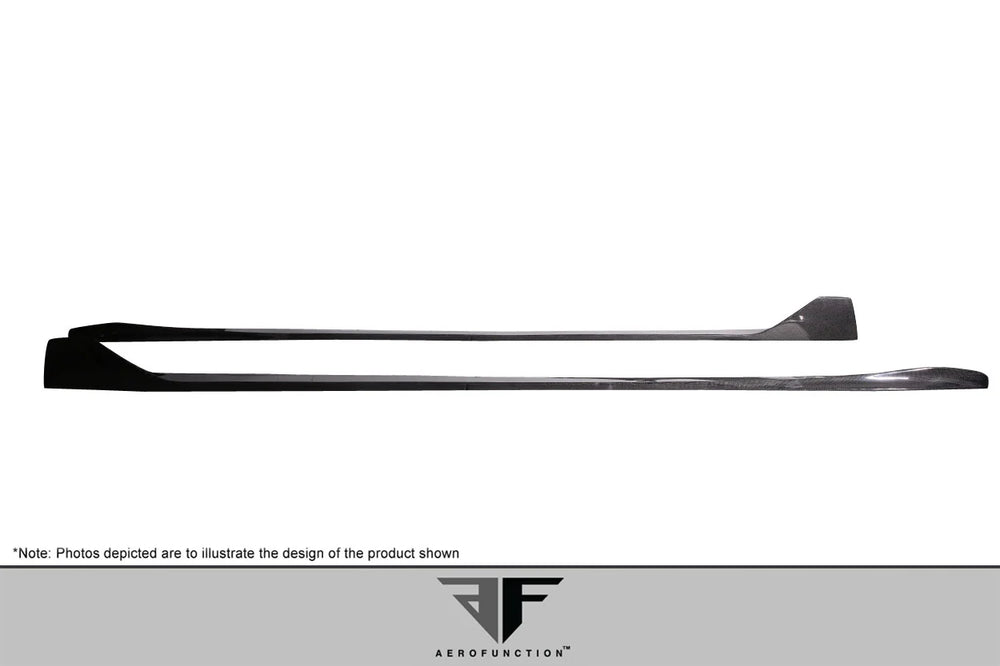 2011-2017 Lamborghini Aventador Carbon AF-1 Side Skirts ( CFP ) - 2 Piece